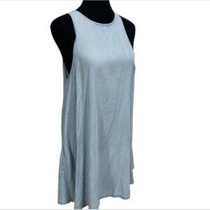 Rails | Medium | Womens Blue Sleeveless Flowy Lightweight Dress Knee Length